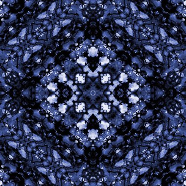 Kusursuz kare soyut desen. Sanat dokusu. Sanat mandala. Simetrik desen