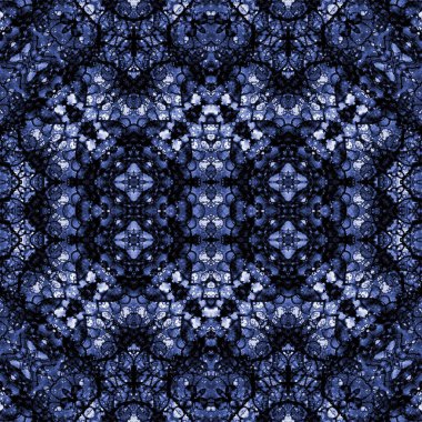 Kusursuz kare soyut desen. Sanat dokusu. Sanat mandala. Simetrik desen