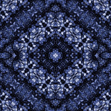 Kusursuz kare soyut desen. Sanat dokusu. Sanat mandala. Simetrik desen