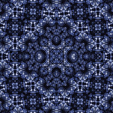 Kusursuz kare soyut desen. Sanat dokusu. Sanat mandala. Simetrik desen