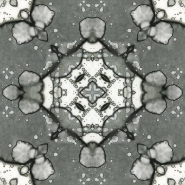 Kusursuz kare soyut desen. Sanat dokusu. Sanat mandala. Simetrik desen