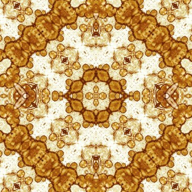 Kusursuz kare soyut desen. Sanat dokusu. Sanat mandala. Simetrik desen