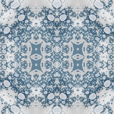 Kusursuz kare soyut desen. Sanat dokusu. Sanat mandala. Simetrik desen