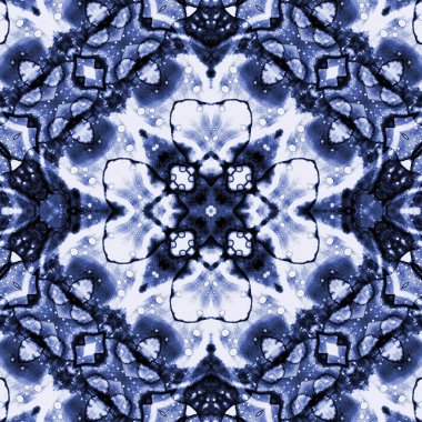 Kusursuz kare soyut desen. Sanat dokusu. Sanat mandala. Simetrik desen