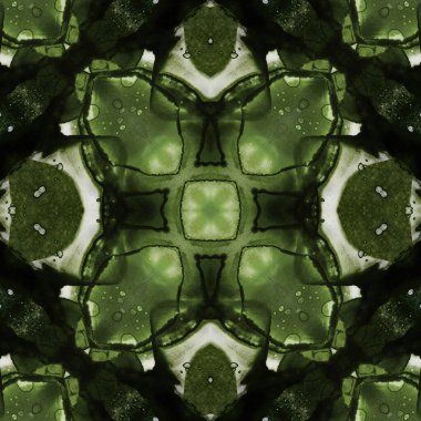 Kusursuz kare soyut desen. Sanat dokusu. Sanat mandala. Simetrik desen