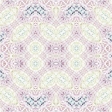 Kusursuz kare soyut desen. Sanat dokusu. Sanat mandala. Simetrik desen