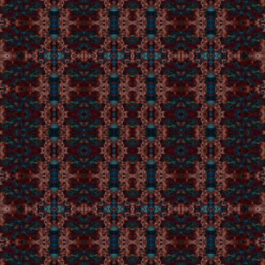 Kusursuz kare soyut desen. Sanat dokusu. Sanat mandala. Simetrik desen