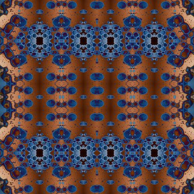 Kusursuz kare soyut desen. Sanat dokusu. Sanat mandala. Simetrik desen