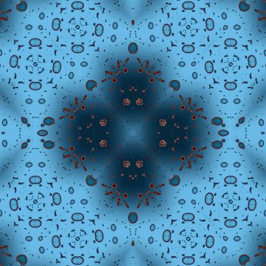 Kusursuz kare soyut desen. Sanat dokusu. Sanat mandala. Simetrik desen