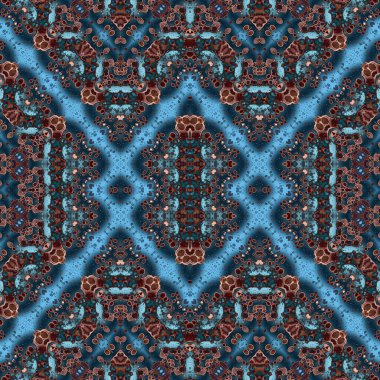 Kusursuz kare soyut desen. Sanat dokusu. Sanat mandala. Simetrik desen