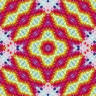 Kusursuz kare soyut desen. Sanat dokusu. Sanat mandala. Simetrik desen