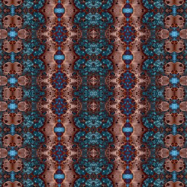 Kusursuz kare soyut desen. Sanat dokusu. Sanat mandala. Simetrik desen