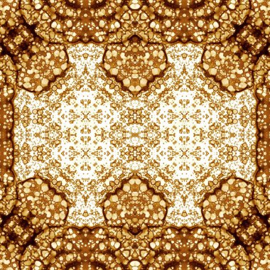 Kusursuz kare soyut desen. Sanat dokusu. Sanat mandala. Simetrik desen