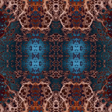 Kusursuz kare soyut desen. Sanat dokusu. Sanat mandala. Simetrik desen