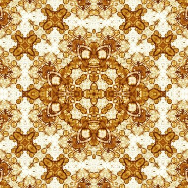 Kusursuz kare soyut desen. Sanat dokusu. Sanat mandala. Simetrik desen