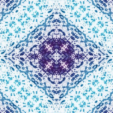 Kusursuz kare soyut desen. Sanat dokusu. Sanat mandala. Simetrik desen