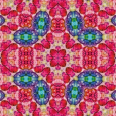 Kusursuz kare soyut desen. Sanat dokusu. Sanat mandala. Simetrik desen