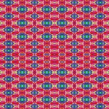 Kusursuz kare soyut desen. Sanat dokusu. Sanat mandala. Simetrik desen