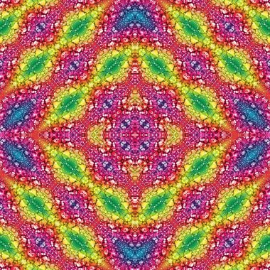 Kusursuz kare soyut desen. Sanat dokusu. Sanat mandala. Simetrik desen