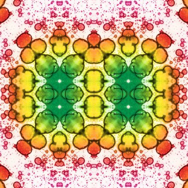 Kusursuz kare soyut desen. Sanat dokusu. Sanat mandala. Simetrik desen