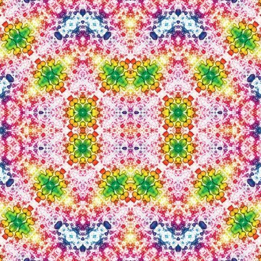 Kusursuz kare soyut desen. Sanat dokusu. Sanat mandala. Simetrik desen