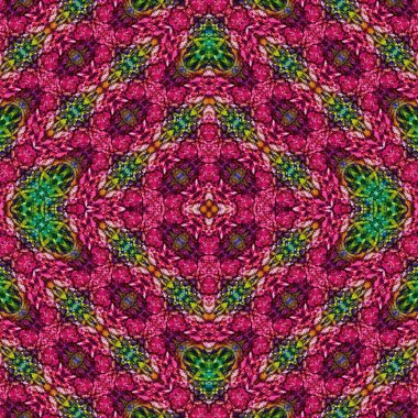 Kusursuz kare soyut desen. Sanat dokusu. Sanat mandala. Simetrik desen