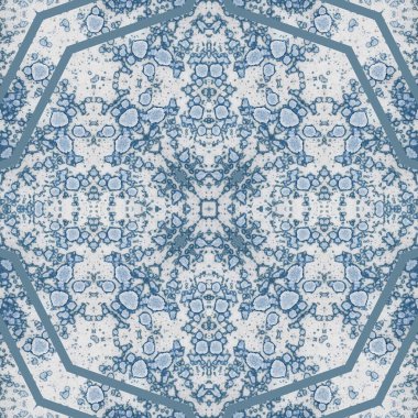 Kusursuz kare soyut desen. Sanat dokusu. Sanat mandala. Simetrik desen