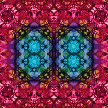 Kusursuz kare soyut desen. Sanat dokusu. Sanat mandala. Simetrik desen