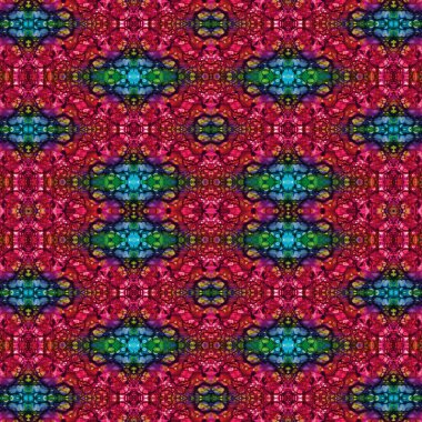 Kusursuz kare soyut desen. Sanat dokusu. Sanat mandala. Simetrik desen