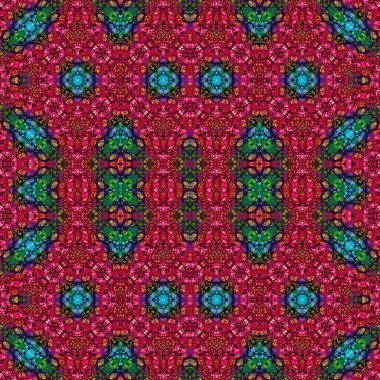 Kusursuz kare soyut desen. Sanat dokusu. Sanat mandala. Simetrik desen