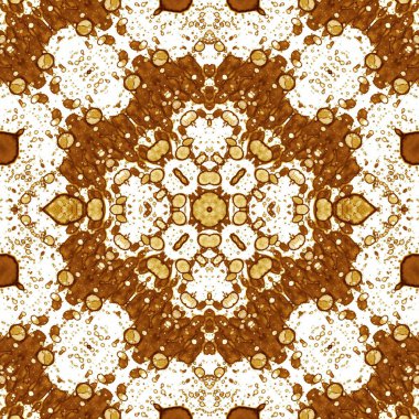 Kusursuz kare soyut desen. Sanat dokusu. Sanat mandala. Simetrik desen