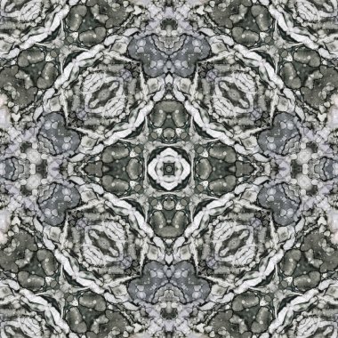 Kusursuz kare soyut desen. Sanat dokusu. Sanat mandala. Simetrik desen