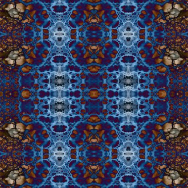 Kusursuz kare soyut desen. Sanat dokusu. Sanat mandala. Simetrik desen