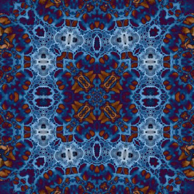 Kusursuz kare soyut desen. Sanat dokusu. Sanat mandala. Simetrik desen