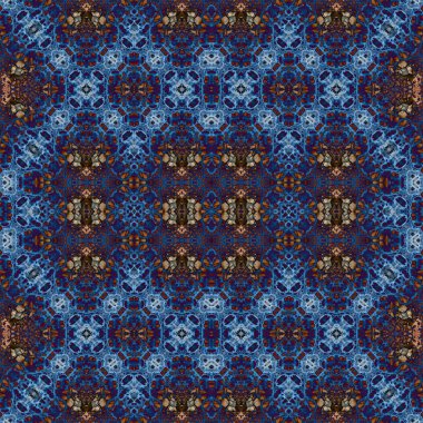 Kusursuz kare soyut desen. Sanat dokusu. Sanat mandala. Simetrik desen