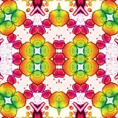 Kusursuz kare soyut desen. Sanat dokusu. Sanat mandala. Simetrik desen