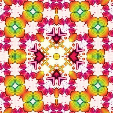 Kusursuz kare soyut desen. Sanat dokusu. Sanat mandala. Simetrik desen