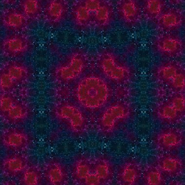 Kusursuz kare soyut desen. Sanat dokusu. Sanat mandala. Simetrik desen