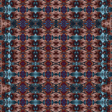 Kusursuz kare soyut desen. Sanat dokusu. Sanat mandala. Simetrik desen