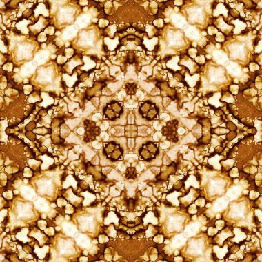 Kusursuz kare soyut desen. Sanat dokusu. Sanat mandala. Simetrik desen