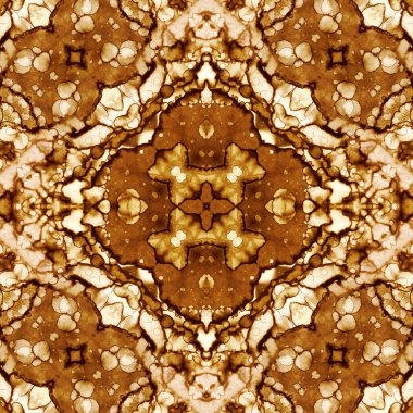 Kusursuz kare soyut desen. Sanat dokusu. Sanat mandala. Simetrik desen