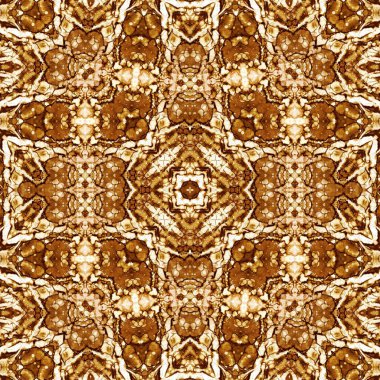 Kusursuz kare soyut desen. Sanat dokusu. Sanat mandala. Simetrik desen