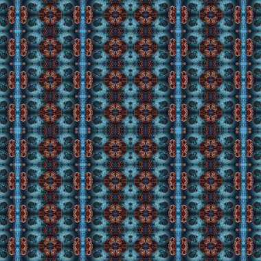 Kusursuz kare soyut desen. Sanat dokusu. Sanat mandala. Simetrik desen