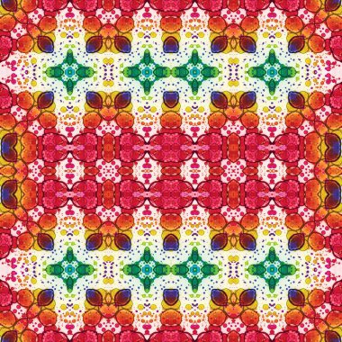 Kusursuz kare soyut desen. Sanat dokusu. Sanat mandala. Simetrik desen