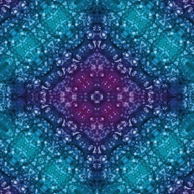 Kusursuz kare soyut desen. Sanat dokusu. Sanat mandala. Simetrik desen