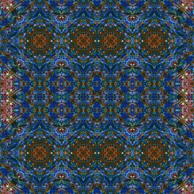 Kusursuz kare soyut desen. Sanat dokusu. Sanat mandala. Simetrik desen