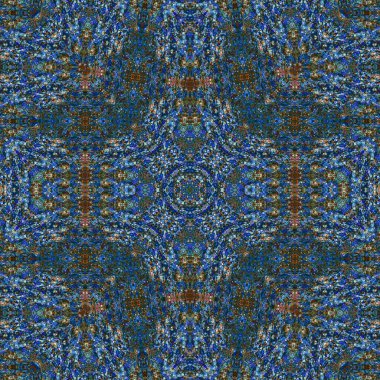 Kusursuz kare soyut desen. Sanat dokusu. Sanat mandala. Simetrik desen