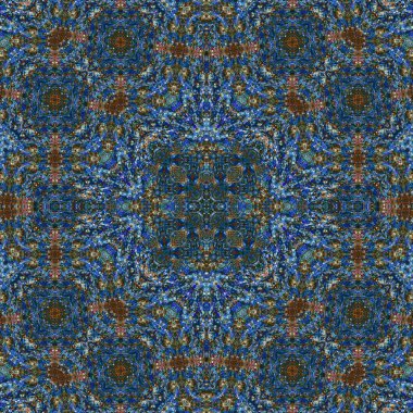 Kusursuz kare soyut desen. Sanat dokusu. Sanat mandala. Simetrik desen