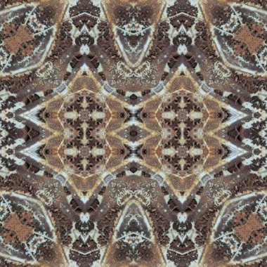 Kusursuz kare soyut desen. Sanat dokusu. Sanat mandala. Simetrik desen