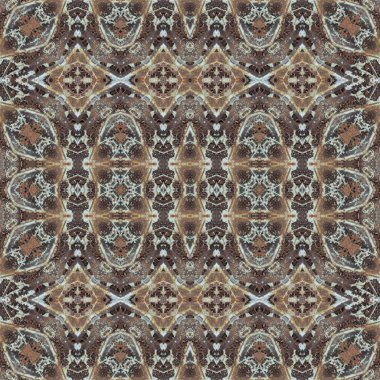 Kusursuz kare soyut desen. Sanat dokusu. Sanat mandala. Simetrik desen